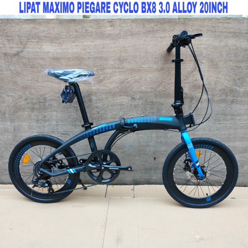Sepeda Lipat Maximo Piegare Cyclo Bx8 3.0 New Alloy 20Inch