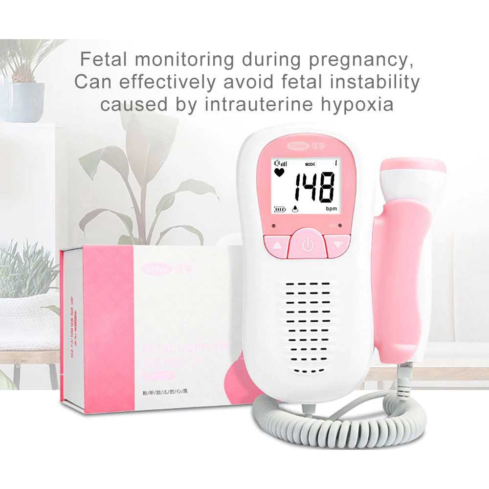 Cofoe Alat Deteksi Jantung Janin Bayi Fetal Doppler Heartrate - JSL-T501