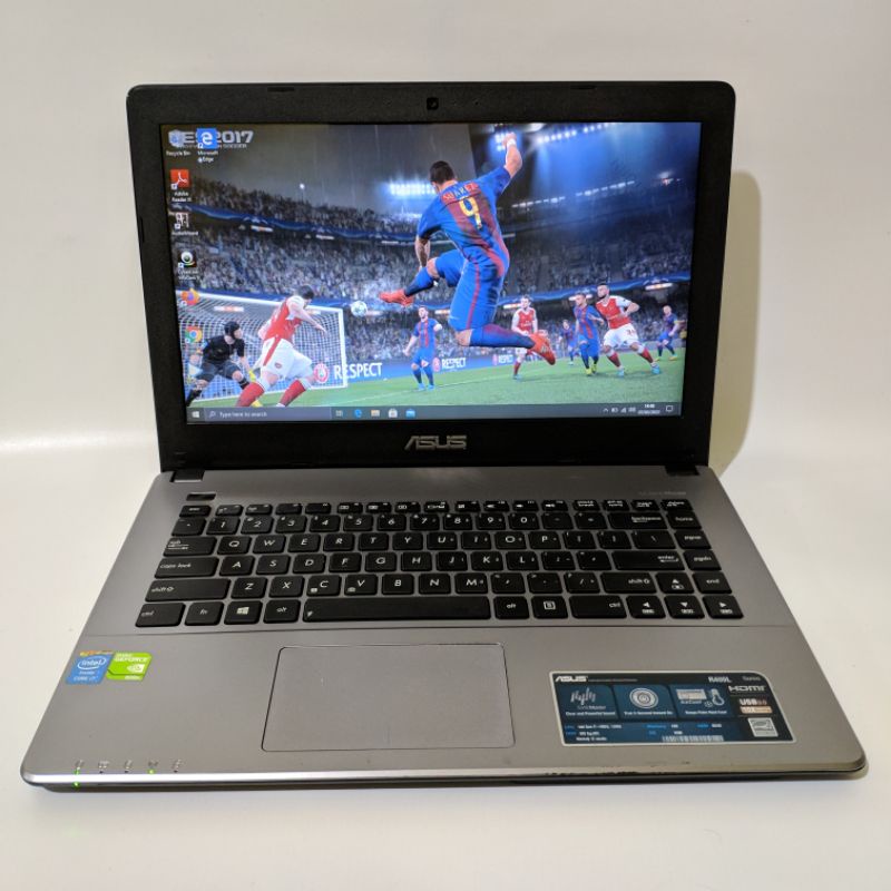 laptop gaming/editing tipis asus x450LD - core i7 - dual vga Nvidia GeForce 820m - ssd  256gb - ram 8gb