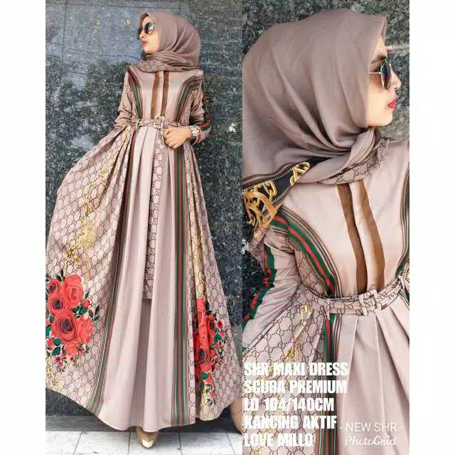 Maxi Dress Flower Gucci Milo Ori SHR