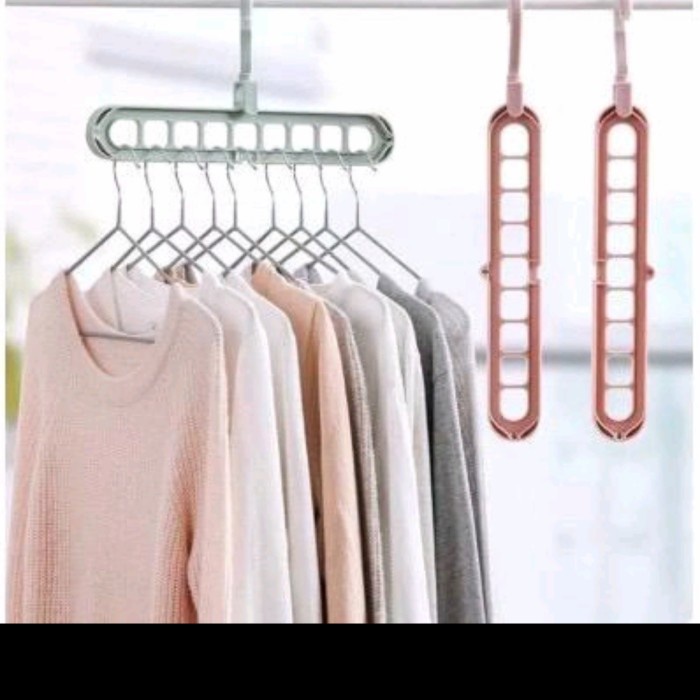 Magic Hanger Instant 9 in 1 / Gantungan Baju Ajaib / Gantungan Baju 9