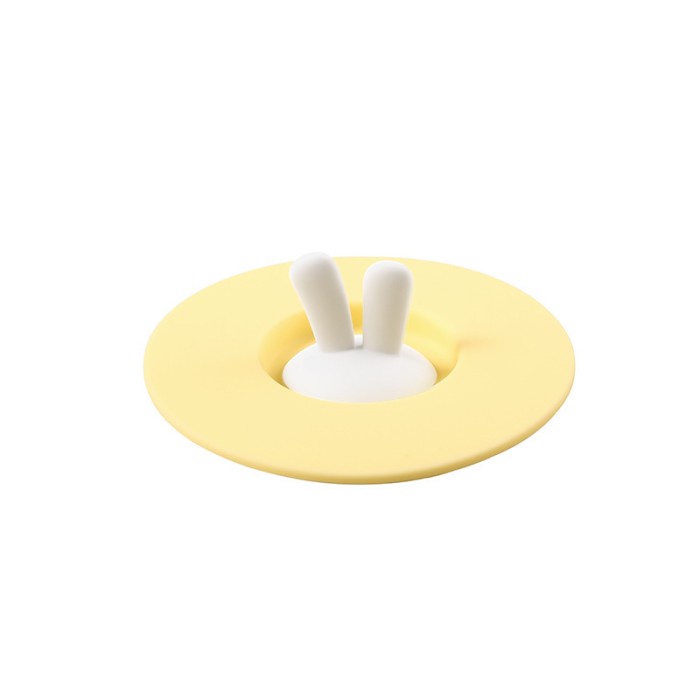 Cute Silicone Glass Lid / tutup gelas silikon dengan boneka