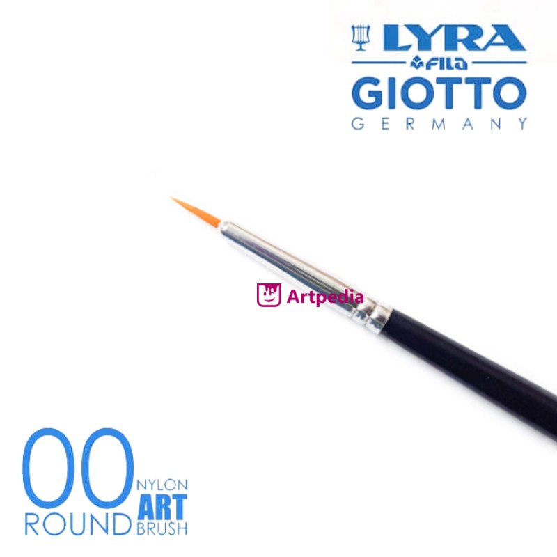 

Kuas Lyra Bulat 00 - Lyra Art Brush Round No.00 -Kuas Lukis Lyra -Lyra Taklon Art Brush Round No. 00