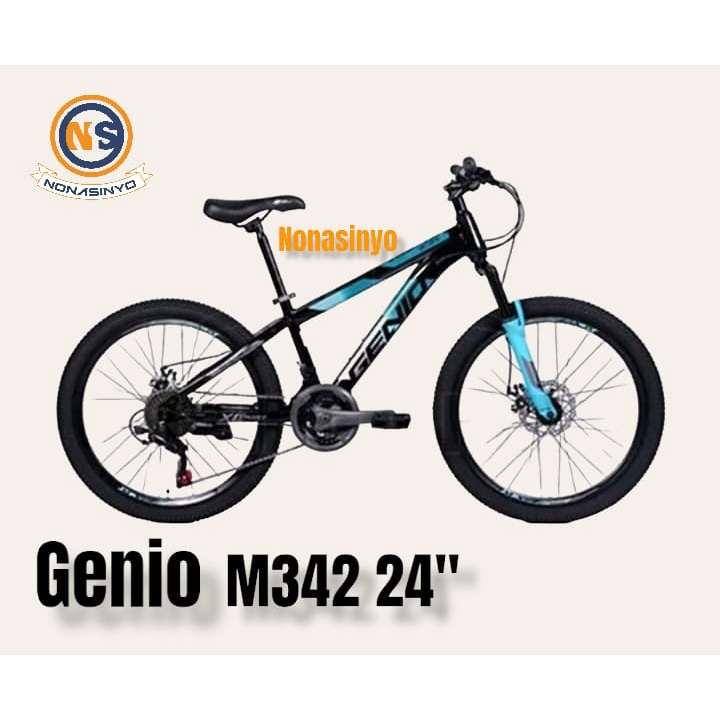 mtb genio m342 sepeda gunung genio 24 inch