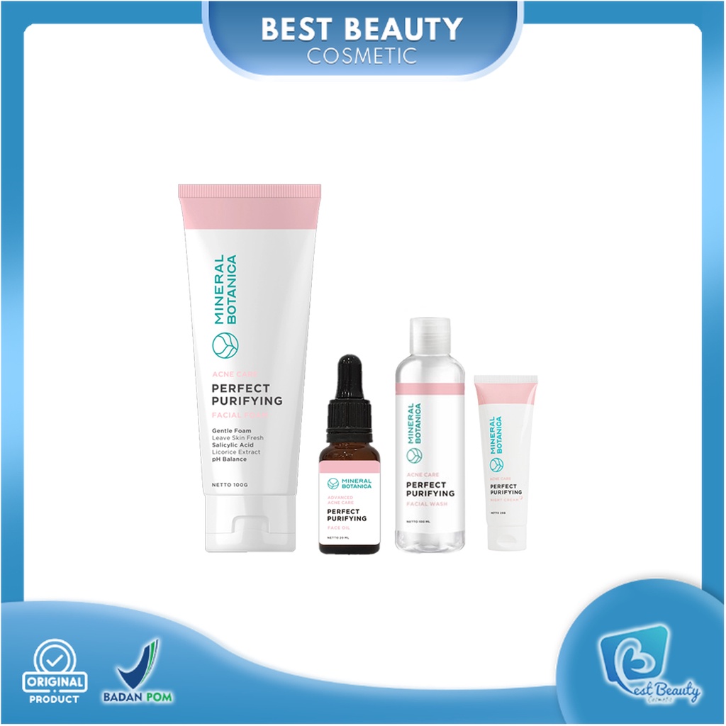 ★ BB ★ Mineral Botanica Perfect Purifying Toner - Facial Foam - Serum - Day Cream - Night Cream