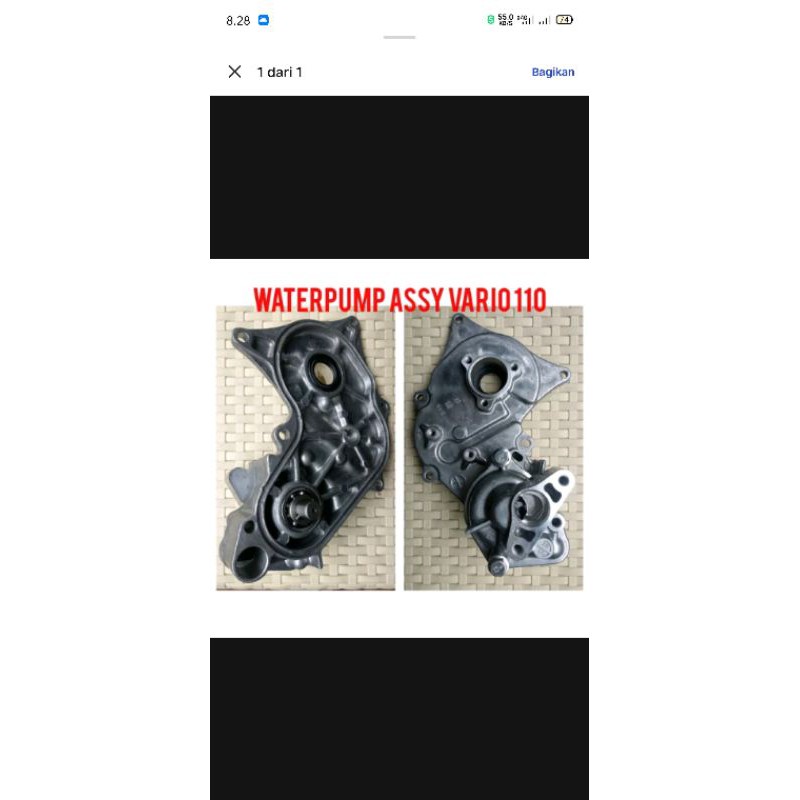 waterpump assy vario techno 110 KVB