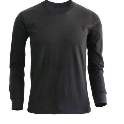 ♕ Kaos polos panjang ujung lengan pakai ban karet atau rib premium pe berkwalitas | atasan baju kaos
