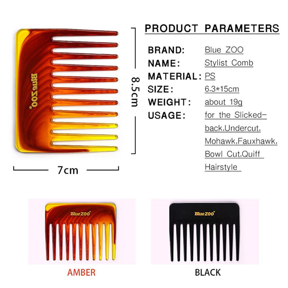 Preva Sisir Rambut Pria Kecantikan Rambut Keriting Profesional Hairdressing Hair Fork Brush