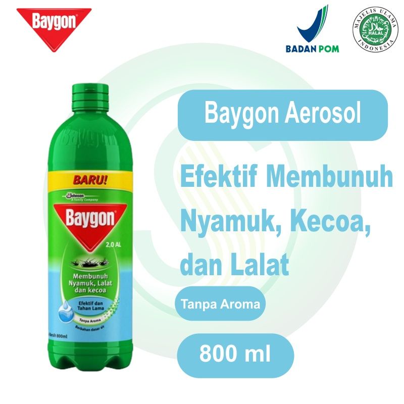 Jual Baygon Cair Refill 800ml Botol Anti Nyamuk Dan Kecoa Ampuh