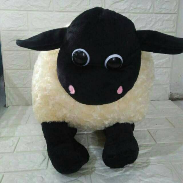 Boneka Domba Jumbo Bahan Rasfur Lembut Lucu Boneka Domba Sheep Jumbo Lucu