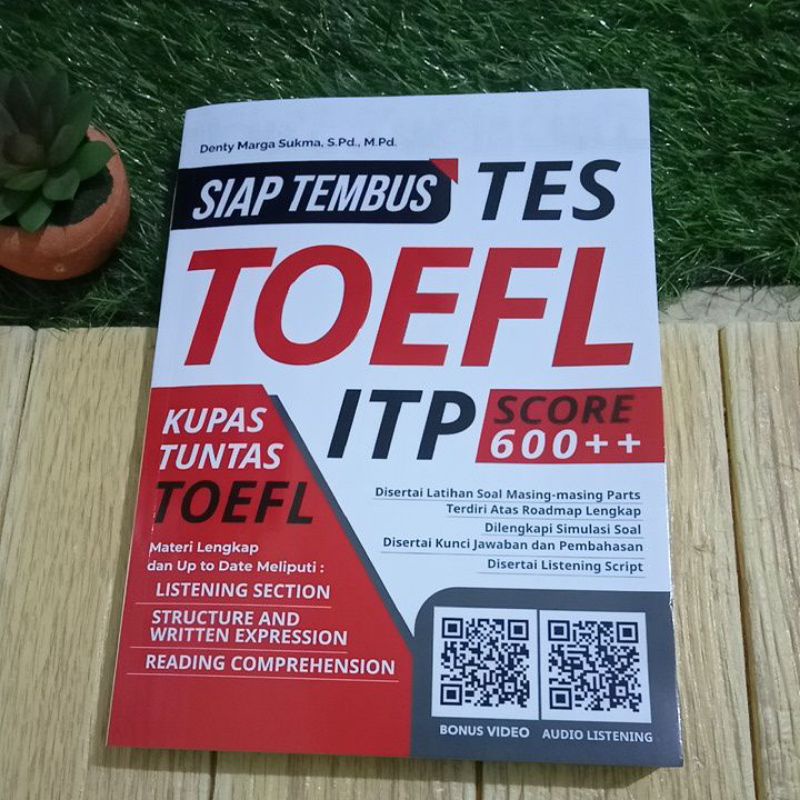 Jual Buku Toefl Siap Tembus Tes Toefl Itp Score Shopee Indonesia