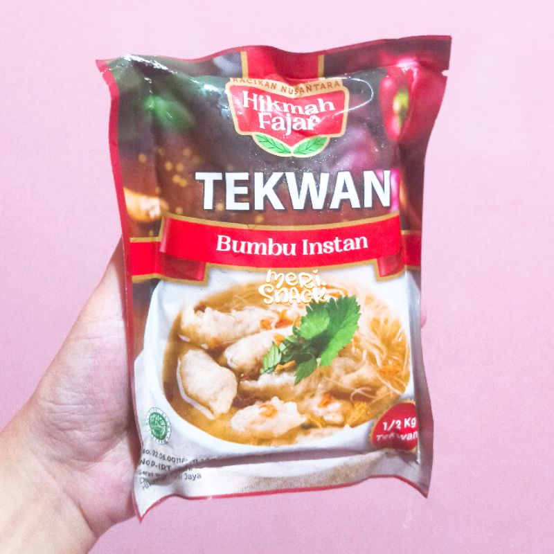 

Hikmah Fajar Bumbu Tekwan 200gr Utk 1/2Kg Tekwan