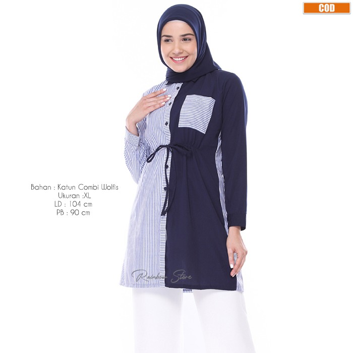Atasan Muslim Wanita | Aviana Tunik Busui