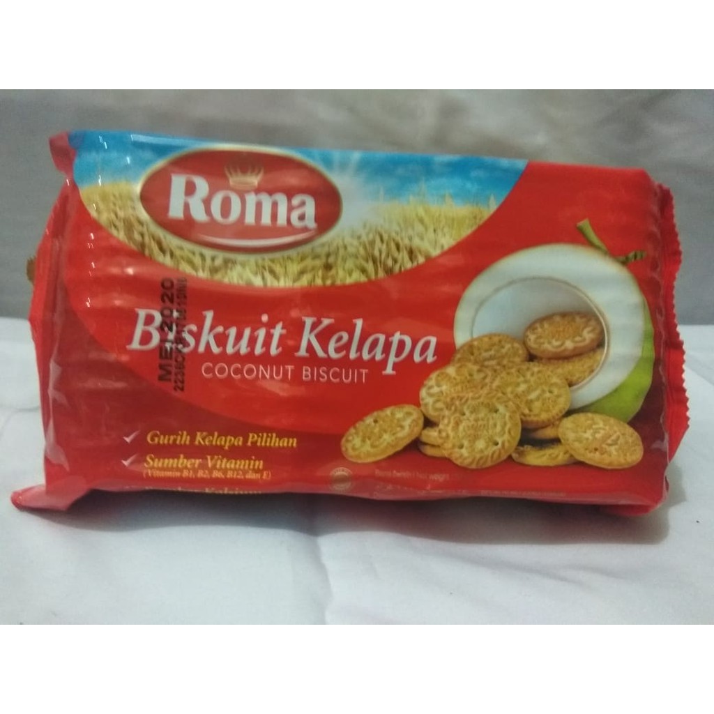 

Aneka Snack Biskuit Roma Kelapa 300 gram / Biskuit Roma