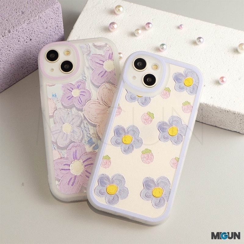 3D Flower Case - Softcase Fullcover For iPhone 7 8 SE2020 X XS XR XSMAX 11 11PRO 11PROMAX 12 13 MINI 14 PLUS PRO PROMAX