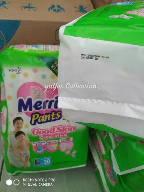 Merries pants S40 M34 L30 XL26 popok meris S 40 M 34 XL 26 celana good skin cegah iritasi meries