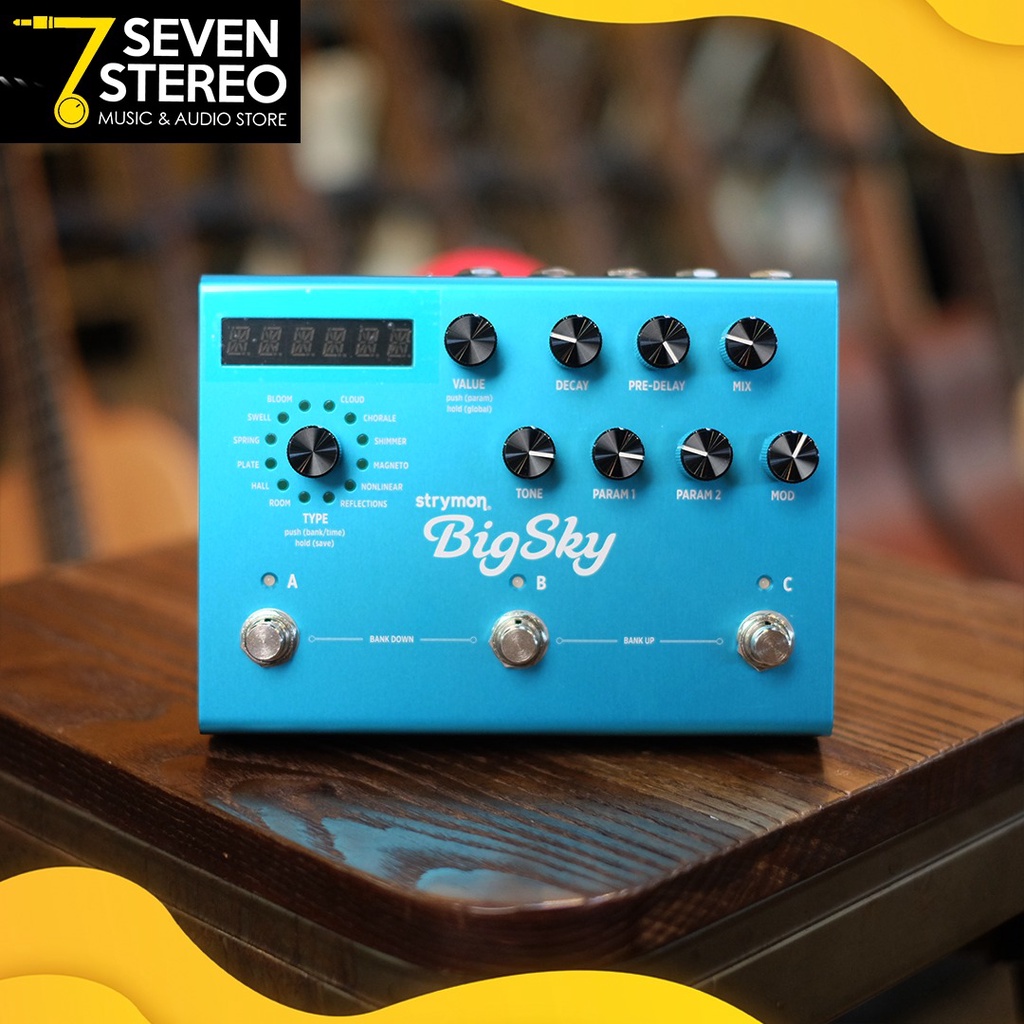 Strymon BigSky Multidimensional Reverb Pedal Effect Stompbox