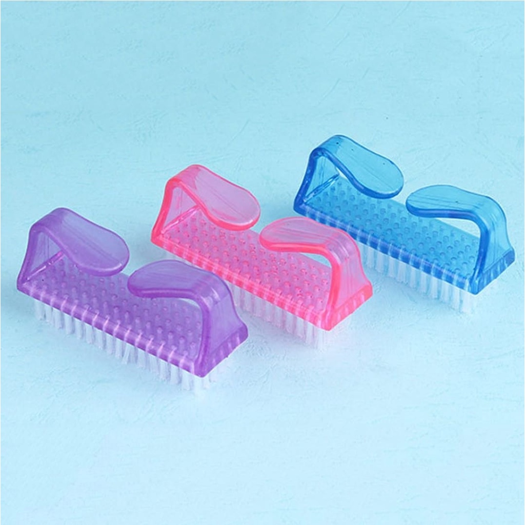 ♚𝐓𝐒 𝟕𝟎𝟕♚Sikat Kuku Nail Brush Manicure Padicure Nail Art Tool Pembersih Kotoran Debu Kuku