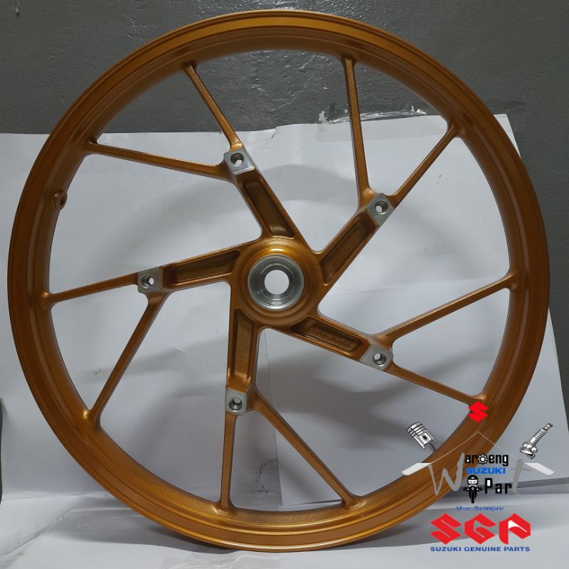 VELG RACING DEPAN SATRIA FU GOLD
