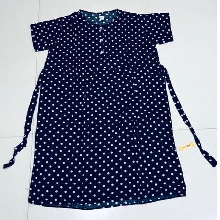 Daster jumbo rayon polkadot busui 51469