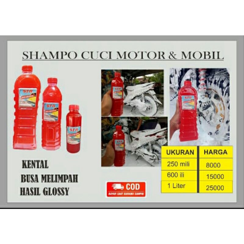 SHAMPO CUCI SALJU MOTOR & MOBIL