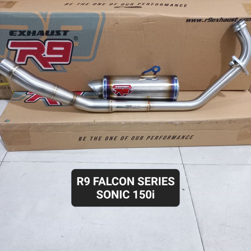 Knalpot R9 Falcon Series Mx King-Sonic 150-GSX 150