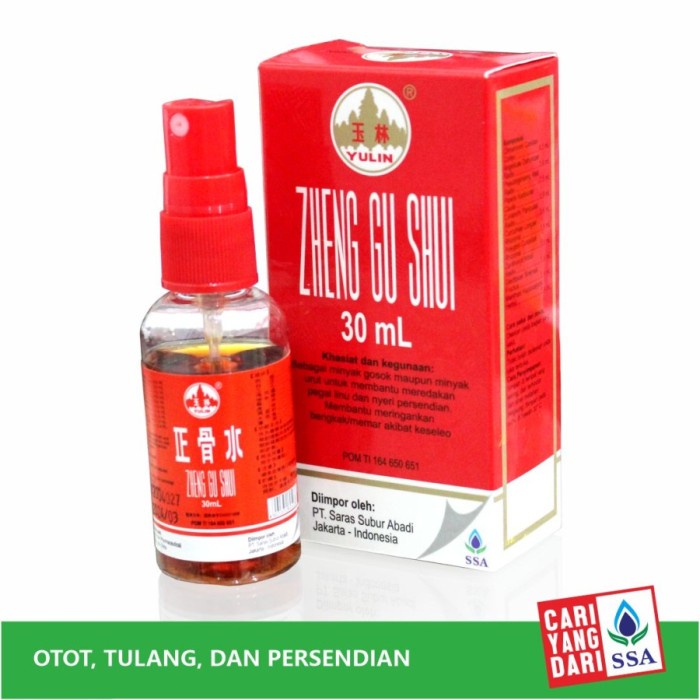 COD ZHENG GU SHUI SPRAY 30 ML / MINYAK GOSOK ZHENG GU SHUI SPRAY 30 ML