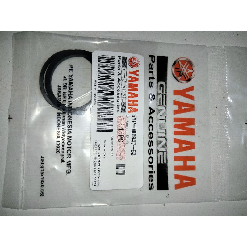 SEAL SIL CALIPE KALIPER DEPAN 5YP JUPITER MX MX KING VIXION MIO J ORI 5YP-F5803-50-ORI