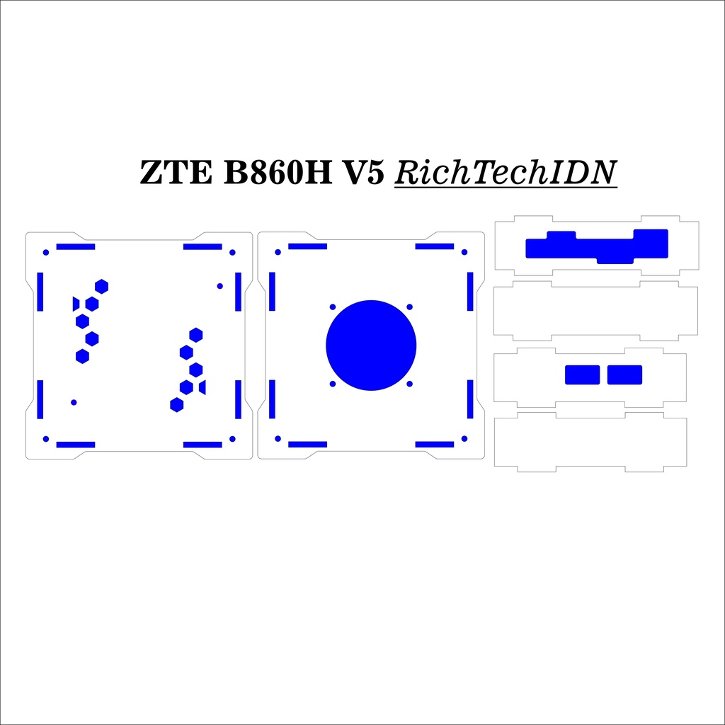 Casing/Case Akrilik STB ZTE B860H V5