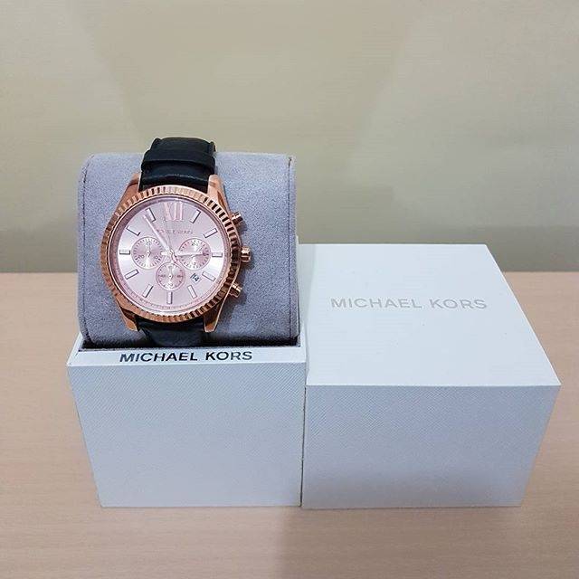 Jam Tangan Cowok Michael Kors Original / MK Men Watch MK8516 Rosegold Rose Gold