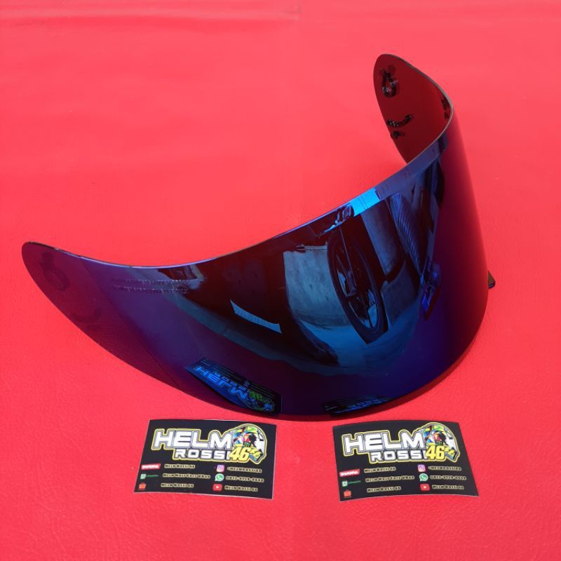 [COD] Distributor Visor Flat Iridium Silver, Blue, Gold, Darksmoke, Clear Bening pnp KYT R10 RC7 K2R