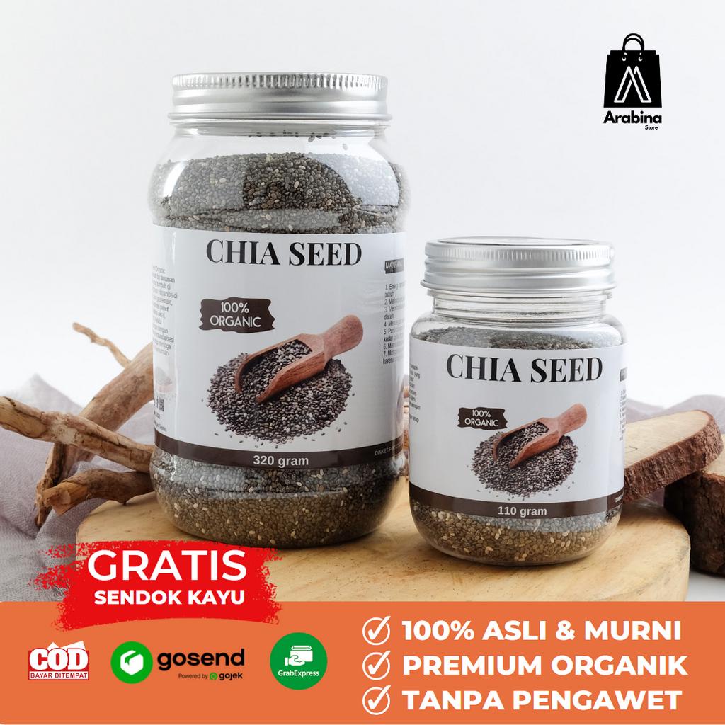 Arabina Biji Chia Seeds Organic Cia Chea Cea Seed Untuk Diet Ori