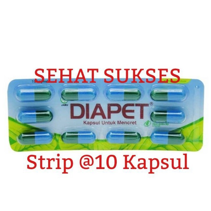 DIAPET (1 STRIP ISI 10 KAPSUL) ~ OBAT MENCRET