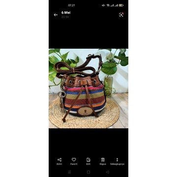 Fossil maddox drawsting mini.