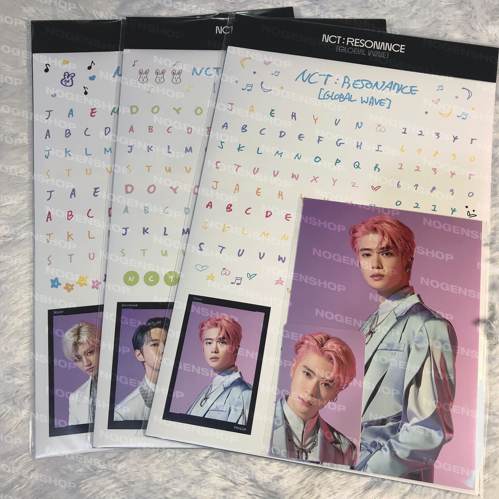 NCT 2020 SCRAPBOOK DECO STICKER + PHOTO SET RESONANCE [GLOBAL WAVE] Beyond LIVE