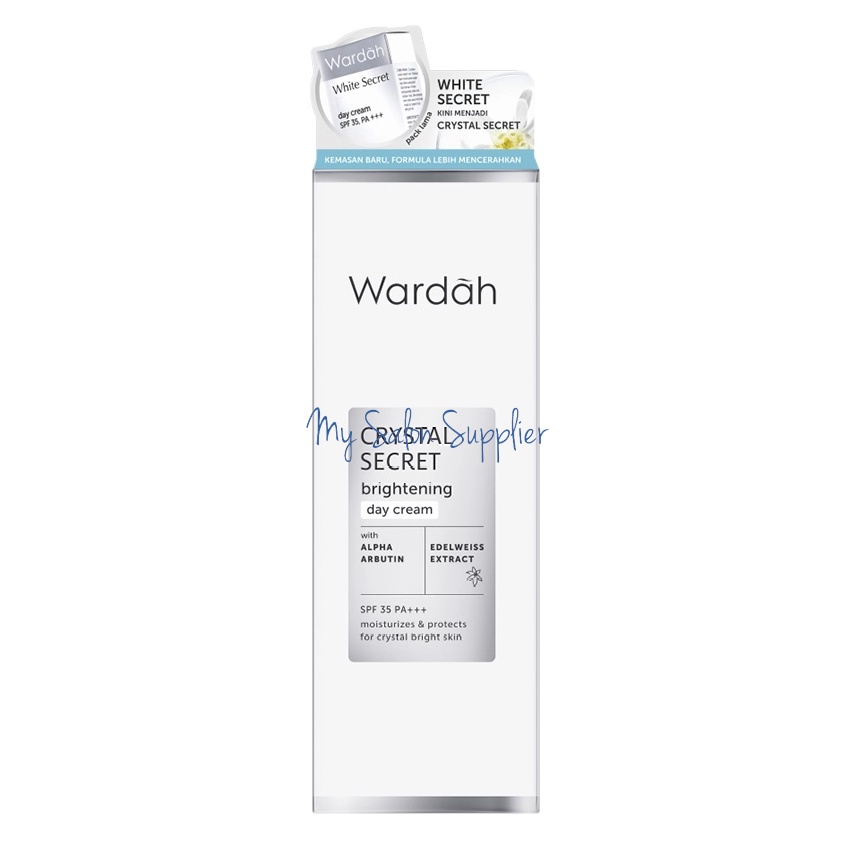 Wardah Crystal Secret Brightening Day Cream SPF 35 15ml