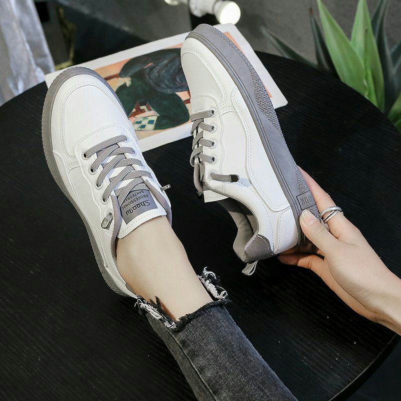 AGI0442 Sepatu Wanita Sneakers Fashion Import HBD Leather Ready Jakarta Bisa COD (NO BOX)