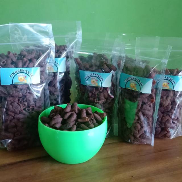 

Fingerkiss Snack - Makaroni Manis Asin