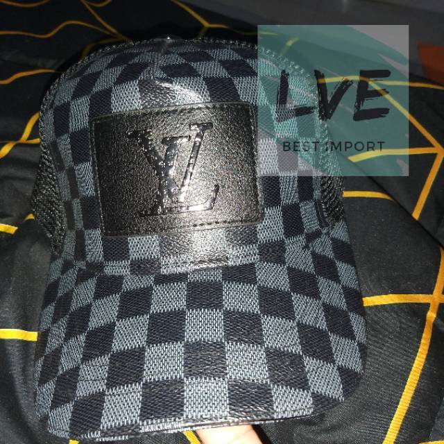 TOPI Pria LV LOUIS VUITTON MIRROR TOP QUALITY IMPOR ASLI
