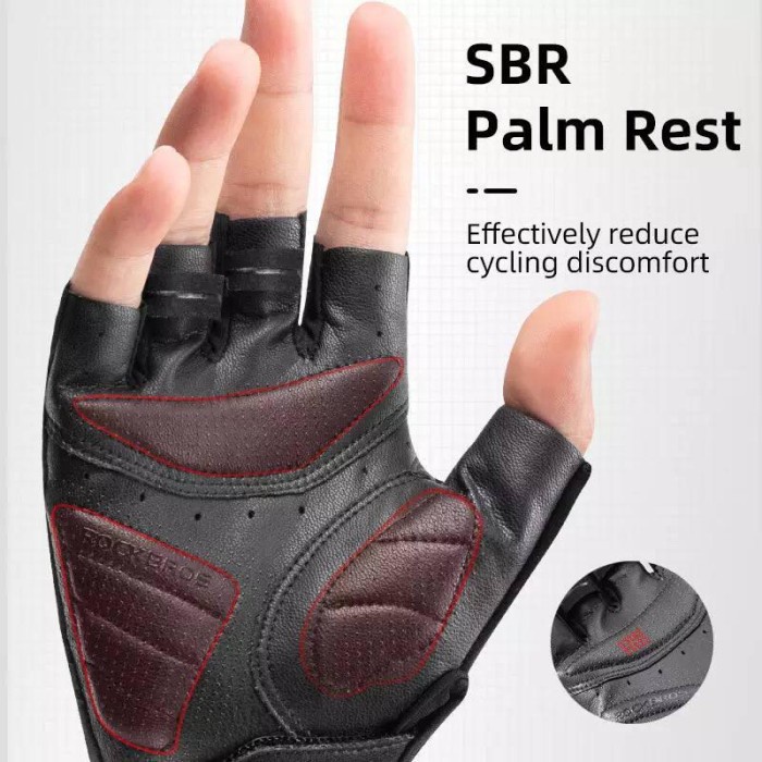 ROCKBROS S251 Bike Glove Half Finger Sarung Tangan Sepeda