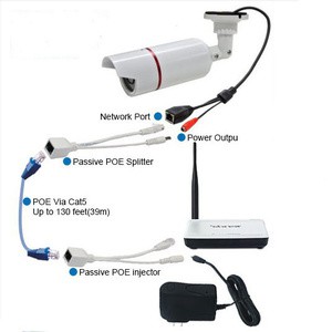 Kabel PoE Splitter - Injector 5mm