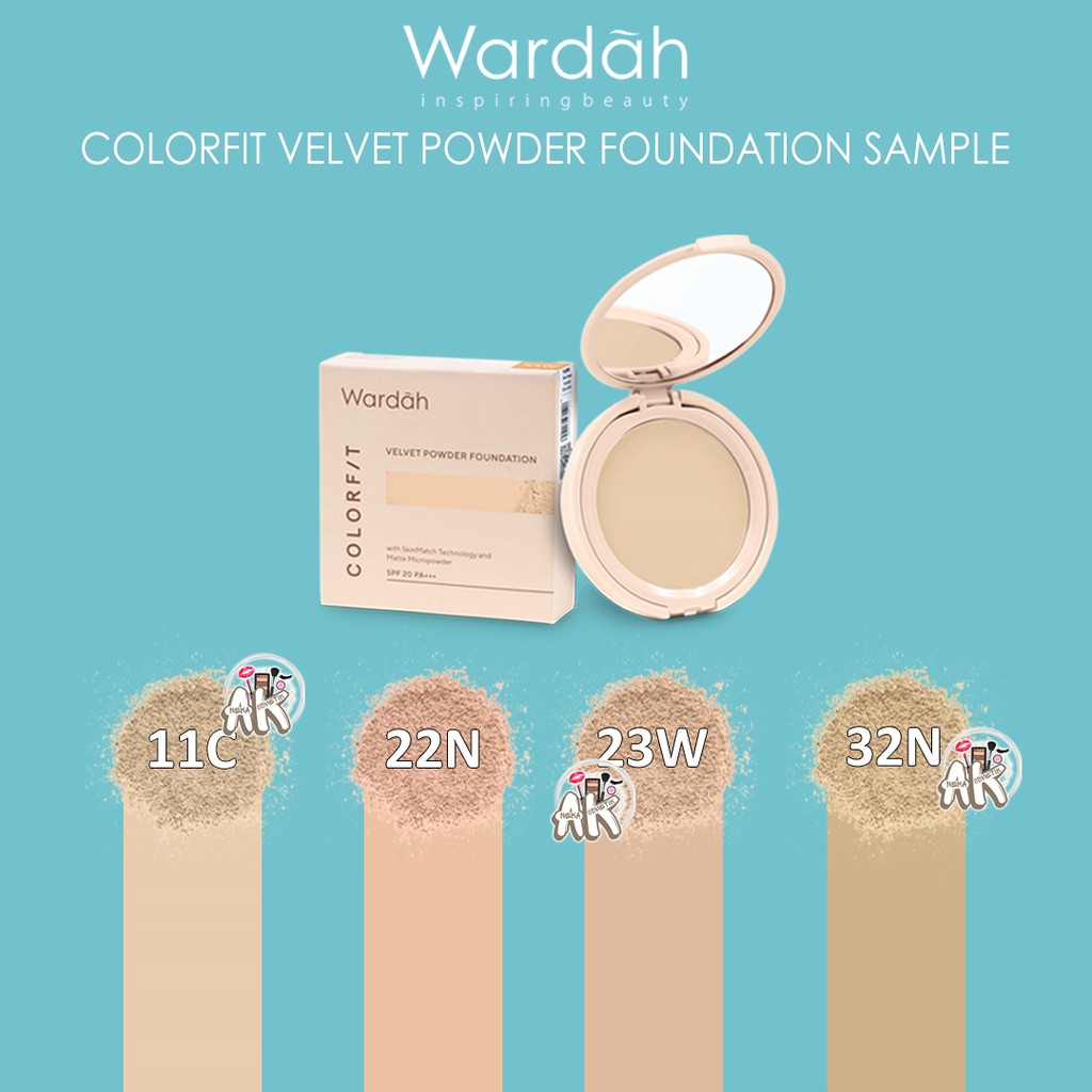 WARDAH COLORFIT SERIES (Matte foundation, Quad Eye Pallete, Highlight Contour Pallete, Powder, Velvet Powder Foundation, Lip Paint colorfit, Fresh Matte Lip Ink, Cushion)