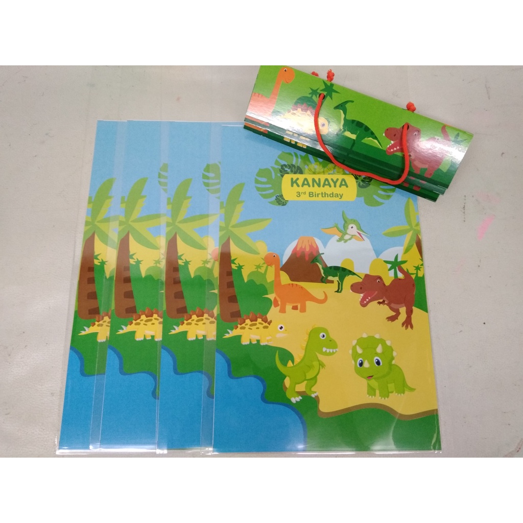 

plastik snack dino / kantong bingkisan snack dino / plastik bingkisan snack dino