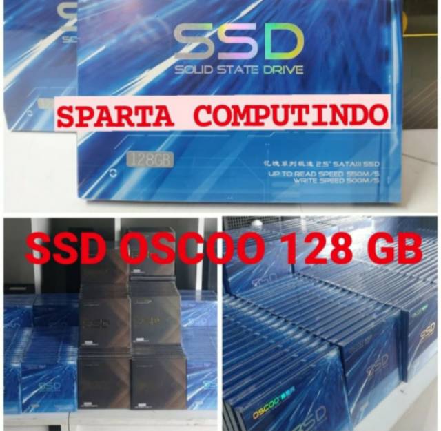 SSD 128 GB KUALITAS PREMIUM NEW OSCOO MURAH GARANSI RESMI 3 TAHUN RUSAK TUKAR BARU