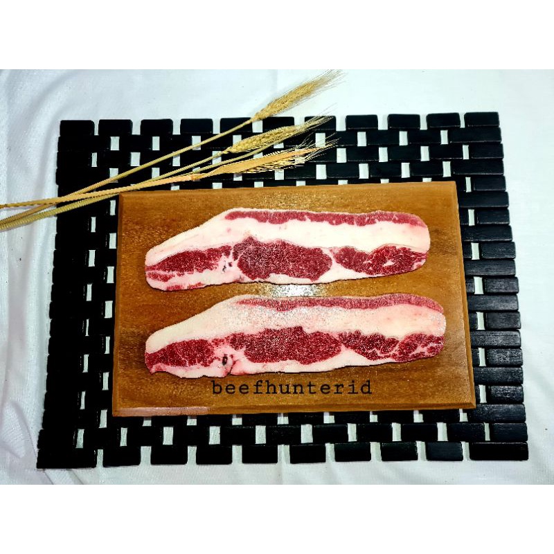 DRAGON KARUBI SLICED - USA ANGUS PRIME BEEF WAGYU KARUBI SLICE - 500 GR