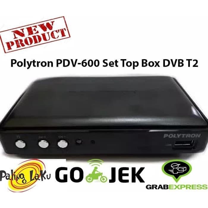 Polytron Pdv-600 Set Top Box Dvb T2 Receiver Tv Digital