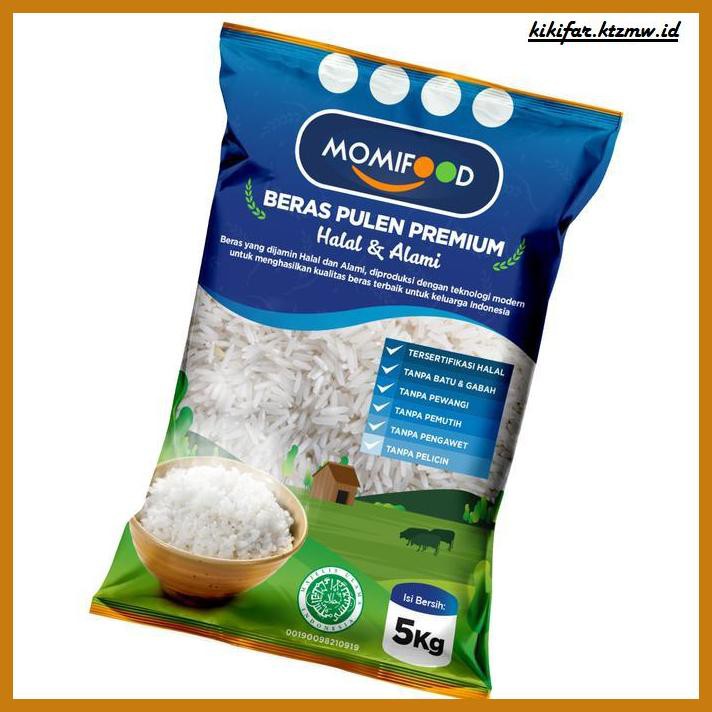 

ANEKA-BERAS- MOMIFOOD BERAS PULEN PREMIUM 5 KG -BERAS-SEHAT.