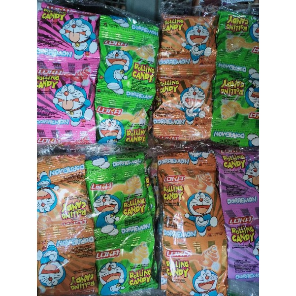 

permen lunak loka rolling candy Doraemon isi 20 pc x 5gr