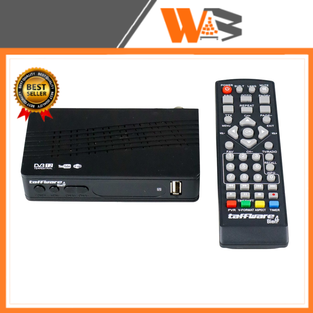 COD TV Box Receiver Satelit DVB-T2 / Digital Satellite TV Tuner Box H.264 1080P DVB-T2