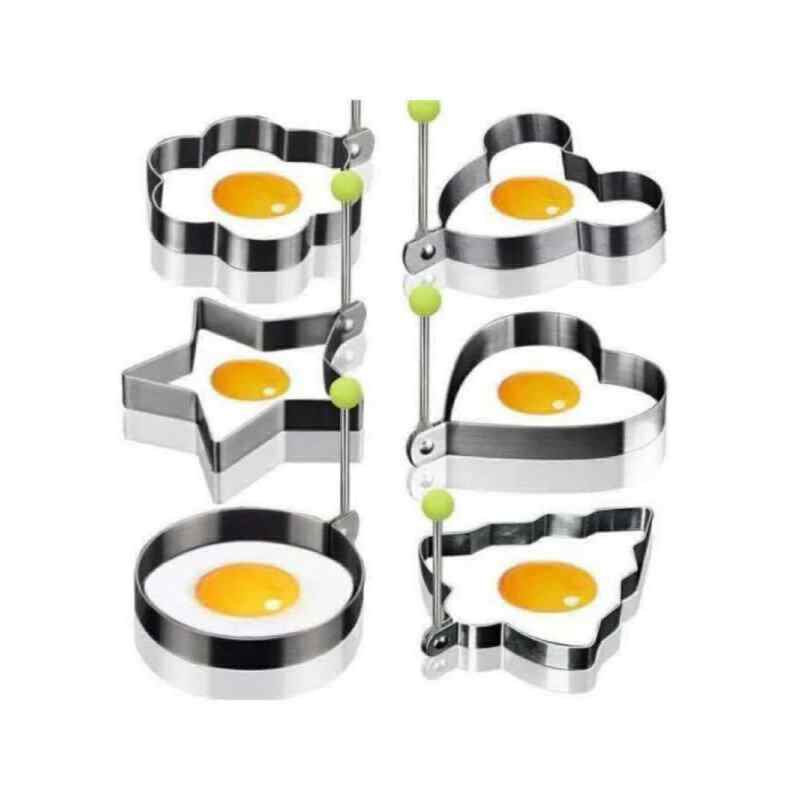 Stainless Steel Alat Cetakan Telur Karakter Alat Cetakan Telur / Egg Mold Isi 2 Pcs